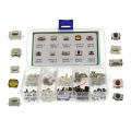 250Pcs Car Remote Control Key Switch Repair Small Switch Tactile Push Button Switches Component Package Micro-Switches. 