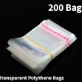 New Clear sealing Flyers 1.5''x 2.5''  Transparent Self Sealing Bags Bundle of 200 Flyers Small Poly OPP Clear Transparent Polythene Bags Plastic Bags Jewelry Gift Packing Materials. 