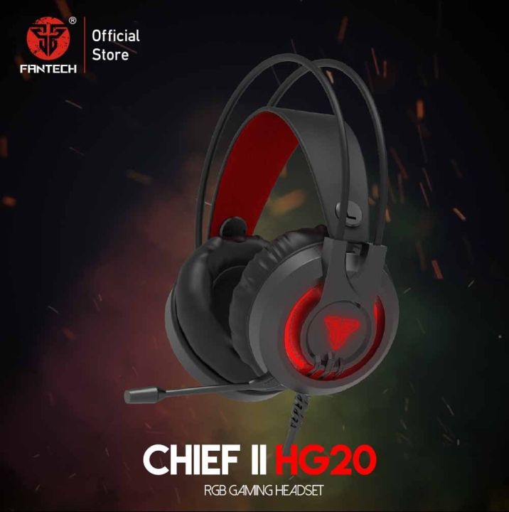 FANTECH%20HG20%203.5MM%20Plug%20RGB%20Gaming%20Headset%20Wide%20Sound%20Field%20Volume%20Adjustment%20Earphones%20With%20Microphone%20-%20Image%203