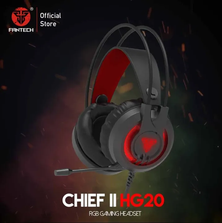 FANTECH%20HG20%203.5MM%20Plug%20RGB%20Gaming%20Headset%20Wide%20Sound%20Field%20Volume%20Adjustment%20Earphones%20With%20Microphone%20-%20Image%203