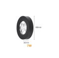 LED Ultra Thin Ceiling Lamp Round Spot Light 7W Surface. 
