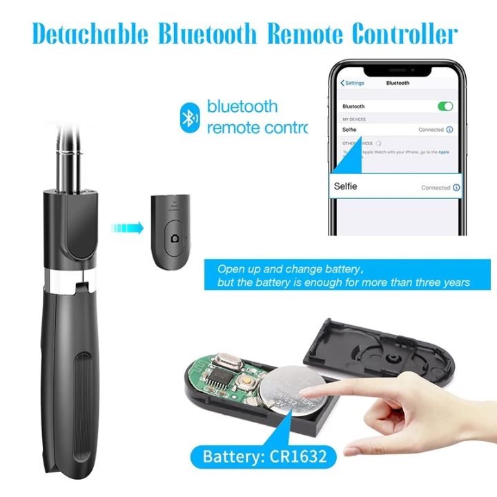R1%20Universal%20Bluetooth%20Selfie%20Stick%20Tripod%20with%20Wireless%20Remote%20Control%20Mini%20Retractable%20Selfie%20Stick%20360%20%C2%B0%20Phone%20Bracket%20-%20Image%205