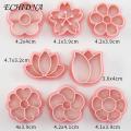 Flower Cookie Cutter 3d Flower Shape Cookie Cutters Set Diy Fondant Cake Mould Baking Pastry Bakeware Kitchen Supplies Fondant Cookie Cutter. 