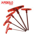 Hex Allen Key with T-Handle - CRV - 10.0mm - ARBOLO - Made in Taiwan. 