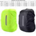 Reflective Waterproof Backpack Rain Cover Outdoor Sport Night Cycling Safety Light Rain Cover Case Bag Camping Hiking 10-70L. 