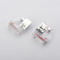 Adjustable Sewing machine Presser foot Rolling feet Bias Tape Snap on binding binder for Brother Singer DIY Sewing Accessories. 