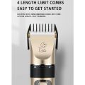 transparent bag Professional Cat Dog Hair Clipper Grooming Kit Rechargeable Pet Hair Trimmer Shaver Set Animals Hair Cutting Machine Low-Noise. 