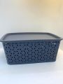 3 Size Multipurpose Storage Basket Set Plastic Storage Basket Cloth, Food, Phone Accessories Organizer Box Set. 