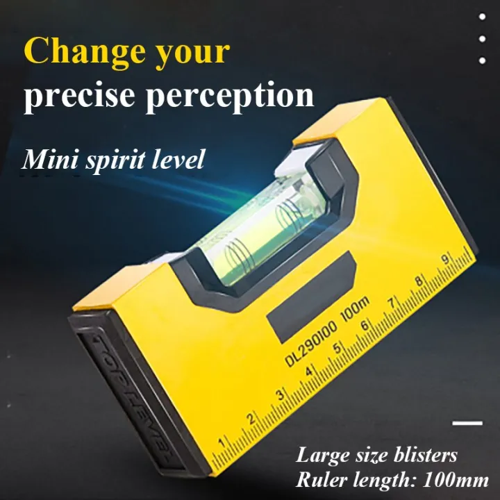High Precision Spirit Level Set Magnetic Ruler Portable Level Ruler ...