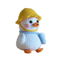 Beginner Crochet Kit Cute Ducks Crochet Kit Peasy Yarn Hook Needles with Instruction Tutorials Video Tutorials. 