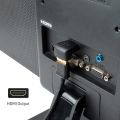 HDMI 90 Degree HDMI Adapter Male to Female Right Angle, Zinc Alloy Full Shielding 24K Gold Plated Connectors  satellite TV Receiver CCTV Decoder LNB Switch CCTV. 
