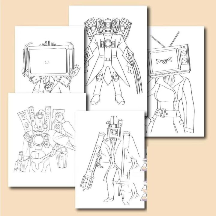 Titan%20TV%20Man%20Skibidi%20Toilet%20Hand%20Drawn%20Book%20Novice%20Zero%20Basic%20Tracing%20Manga%20Sketching%20Tutorial%20Practice%20Drawing%20Comics%20Line%20Draft%20Book%20Art%20Supplies%20-%20Image%207