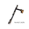 For Oppo A15 A16 A17 A16k A17k Power Volume Flex Cable Side Key Switch ON OFF Up Down Control Button Repair Parts. 