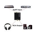 Audio Converter with Optical Cable Digital To Analog. 