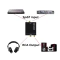 Audio Converter with Optical Cable Digital To Analog. 