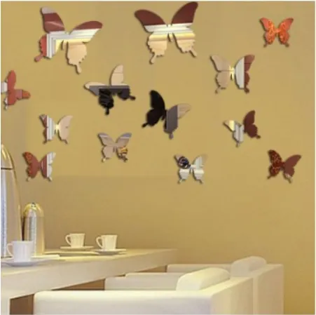 12Pcs/Set%203D%20Butterfly%20Mirror%20Wall%20Sticker%20Decal%20Removable%20DIY%20Art%20Party%20Wedding%20Decoration%20Kids%20Room%20Home%20Decor%20Crystal%20Sticker%20-%20Image%202