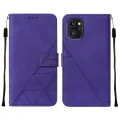 lthmy for UMIDIGI A13 A13 Pro A13S case slim Embossed PU Leather Flip Stand Wallet Card Slots Cover. 