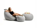Round Cord Footstool 15in x 16in. 