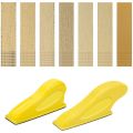 Yellow Hand Sanding Tools for MINI Sander for MINI Sander Kit for Detail Work Finger Sander for Crafts for MINI Sander for Small Projects. 