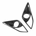 Fog Lamp Bezel Covers High Strength Oxidation Proof Front Bumper Fog Light Cover Carbon Fiber Long Lasting for GT86 2013 To 2016. 