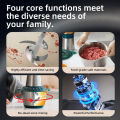 2L Stainless Steel Electric Kitchen Meat Grinder Double Speed Food Chopper Shredder Household. 