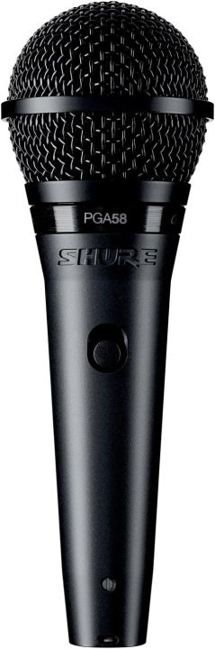 Shure%20PGA58%20Dynamic%20Microphone%20-%20Handheld%20Mic%20for%20Vocals%20with%20Cardioid%20Pick-up%20Pattern,%20Discrete%20On/Off%20Switch,%20Stand%20Adapter%20and%20Zipper%20Pouch%20-%20Image%203