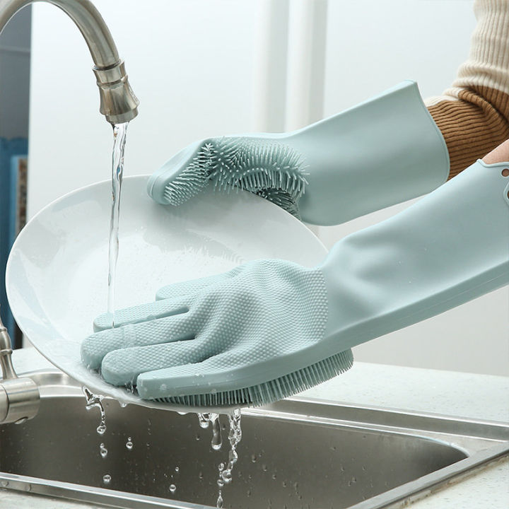 Reusable%20Heat%20Gloves%20Glove%20Scrubber%20Resistant%20Household%20Cooking%20Dish%20Kitchen%20Washing%20Cleaning%20Tool%20Silicone%201Pair%20-%20Image%204
