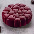 Eco-friendly Cake Mold Heat Resistant Silicone Biscuit Dessert Baking Mould for Home. 