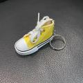 3D Canvas Sneaker Tennis Shoe Keychain Blue Pink Black White Sports Shoes Keyring Bag Ornaments Car Trinket Keyring Accessories. 