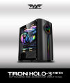 ARMAGGEDDON TRON HOLO 3 MATX PC CASE (BLACK). 