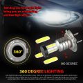 2X H7 LED Headlight Bulb Kit High Low Beam 100W 30000LM Super Bright 6000K White. 