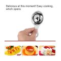 Separator of egg yolk in stainless steel Separator White Egg Sieve Device Mini kitchen utensils (13 x 7 x 2.8 cm). 