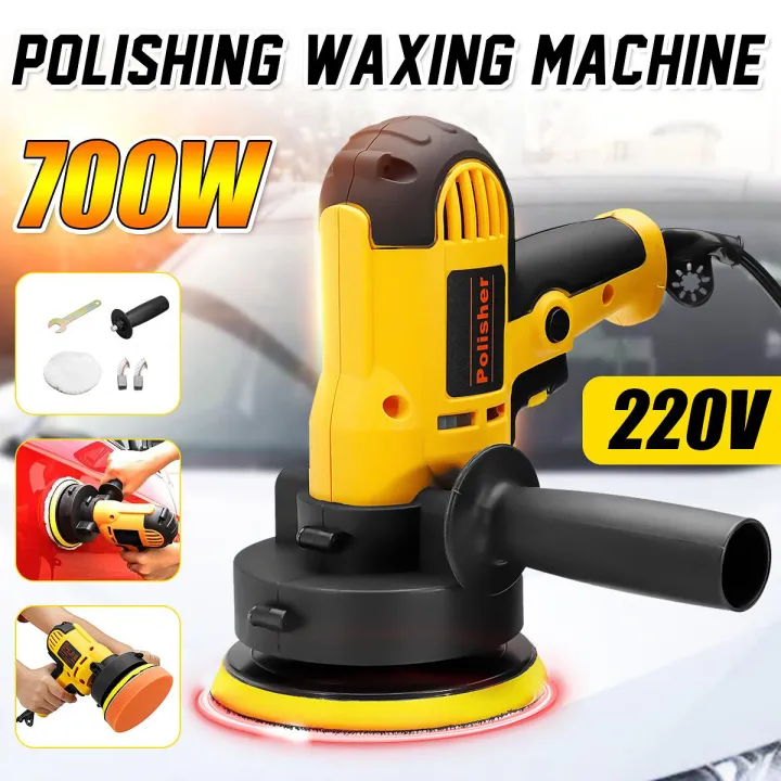 Car Polish And Wax Machine Professional 700W Electric Car Polisher Sander Buffer Polishing Machine/DWE6401 220V 700W Car Polisher Car Machine Polishing and Buffing Waxing Waxer Polisher variable Speed Professional 700W Electric 5inch Car Polish