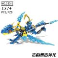 Compatible with Lego Toys Ninjago Dragon Family Small Particle Assembly 6-10 Gift for Educational Toys for Boys-Year-Old Children. 