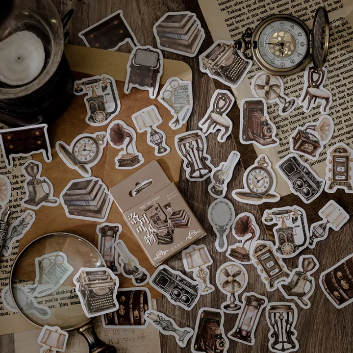 Rococo Style Items Old Object Decorative Stickers Scrapbooking diy ...