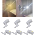NAMUNY LED Hinge Light Universal Cabinet Cupboard Hinge LED Night Light for Kitchen Home Bedroom Lamp-Cool White. 