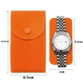 【ZIME】 Brand New Watch Storage Bag Portable Watch Bag Travel Watch Box Storage Box Green/Brown/Green. 