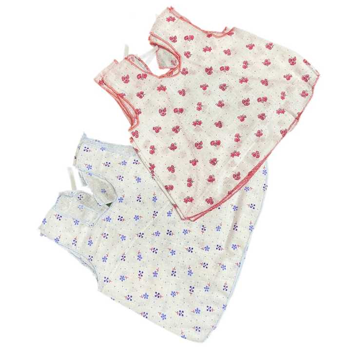 New born baby frock Mall piece 6ps pink and blue hospital list items