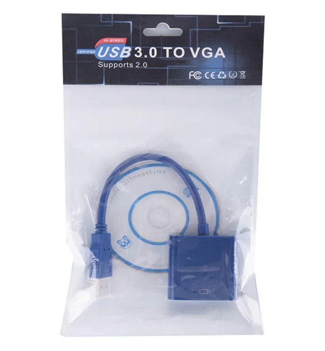 USB%203.0%20To%20VGA%20External%20Graphic%20Card%20Video%20Converter%20Adapter%20For%20Win7/8/10%201080P%20(Blue)%20-%20Image%205