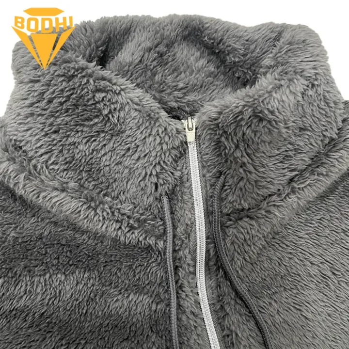 Winter%20Fleece%20Zipper%20Coat%20Stylish%20Winter%20Coat%20with%20Plush%20Warmth%20Zipper%20Closure%20Perfect%20for%20Southeast%20Asian%20Buyers%20Ladies%20Solid%20Color%20Outwear%20-%20Image%204