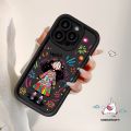 For Vivo Y22 Y36 Y17s Y35 Y15 Y16 Y17 Y27s Y27 Y12 Y11 Y20 Y12i Y21 Y30 Y22s Y15s Y31 Y12s Y50 Y02 Y91 Y15A Y21s Y33 Y91C Y20i Cartoon Colored Doodle Cute Girl Fireworks Soft Case. 