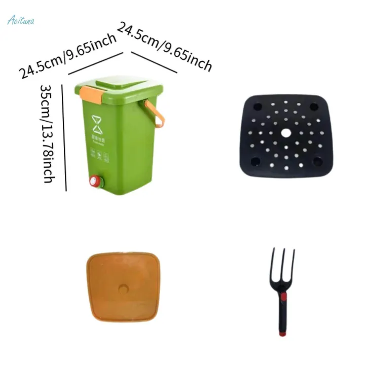 Kitchen%20Compost%20Bucket%20Easy%20to%20Clean%20Waste%20Bin%20for%20Counter%20Home%20Pantry%20L%20-%20Image%209