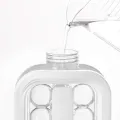 Portable Ice Making Bottle, Foldable Plastic and Silicone Ice Ball Maker for Drinking Shop for Household. 