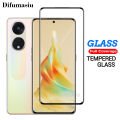 3in1 For OPPO Reno 8T 5G Tempered Glass Full Curved Screen Protector + Camera Lens Film + Carbon Fiber Back Film. 