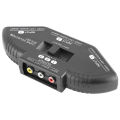 Audio Video Av Rca Switch Splitter Selector 3 To 1 Rca Composite Av Cable For Dvd Stb Tv Player Xbox Ps2. 