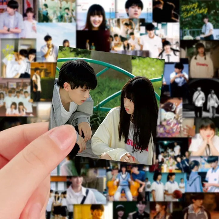 %E3%80%90The%20Quiet%20Page%E3%80%9190pc/set%20Zhou%20Yiran%20Zhang%20Miaoyi%20Poster%20Stickers%20Tv%20When%20I%20Fly%20Towards%20You%20Zhang%20Lurang%20Hand%20Account%20Material%20Phone%20Diy%20Sticker%20-%20Image%204