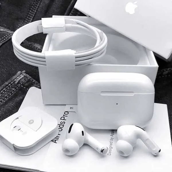 Applepro2 True Wireless Earbuds Bluetooth Earphone Stereo airpod_pro Headphone Touch Control Headset Charging Case Handsfree Sport Music with Microphone