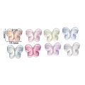 St. kunkka 15 * 20mm 20pcs Acrylic Transparent Fine Glitter Butterfly Beads Beads For DIY Necklace Bracelet Making. 