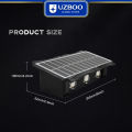 UZBOO Solar Outdoor Lighting Wall Shadow Light Solar Outdoor Waterproof Lamp Up And Down Dual Color Luminescent High Brightness Wall Spotlights Door Signs And Wall Lights. 