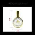 Perfume Bottle 20ML Gilded Glass Spray Perfume Empty Bottle Separately Packed Empty Bottle Glass Bottle Bulk. 